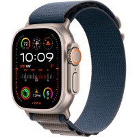 Apple Watch Ultra 2 GPS + Cellular, 49mm Titanium Case with Blue Alpine Loop